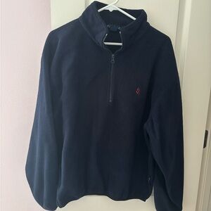 Nautica Men's Dark Blue Zip-Up Sweater